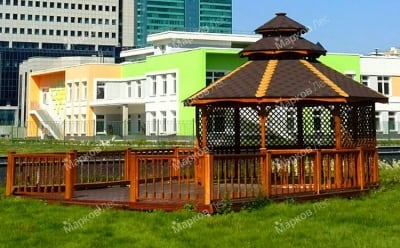 Деревянная беседка «Морена»